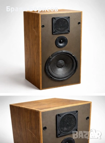 Винтидж 3-лентова колона – дървен корпус, реално състояние, снимка 5 - Тонколони - 53261845