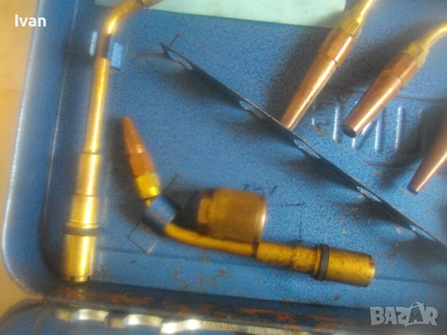 HORNUNG Старо качество НЕМСКИ комплект ГОРЕЛКИ за оксижен газо-пламъчно рязане заваряване спояване , снимка 6 - Други инструменти - 54071782
