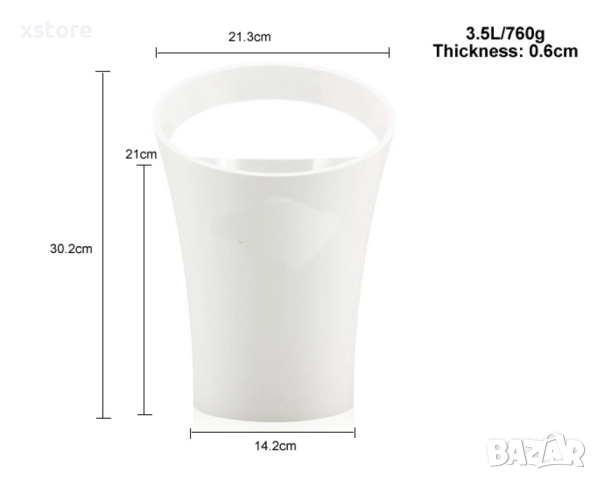 Шампаниера за бутилка M O E T BUCKET, снимка 3 - Други стоки за дома - 52793861