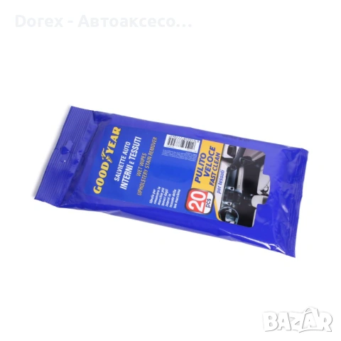 Мокри кърпи за интериор и дамаски Goodyear - 20 броя