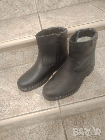 Мъжки кожени боти. , снимка 3 - Мъжки боти - 54058139