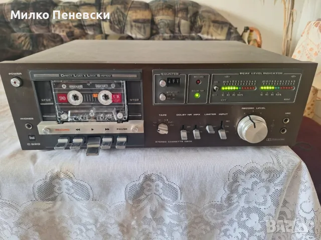 DUAL C 820 STEREO CASSETTE DECK  MADE IN JAPAN , снимка 4 - Декове - 48956612