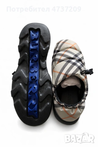 Burberry Check Quilted Mules (multicolour), снимка 4 - Ежедневни обувки - 53470948