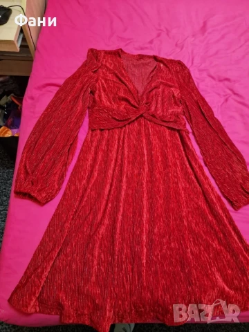 Официална нова червена рокля , снимка 5 - Рокли - 51168434