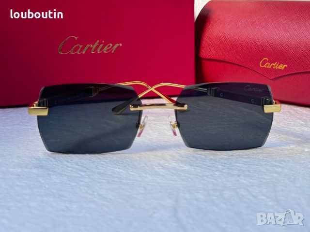 Cartier мъжки слънчеви очила с дървени дръжки , снимка 13 - Слънчеви и диоптрични очила - 46517569