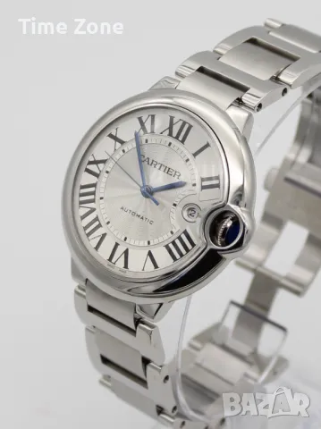 Cartier Ballon Bleu 42mm Steel White Dial Automatic Унисекс Различни Варианти, снимка 5 - Мъжки - 47989938