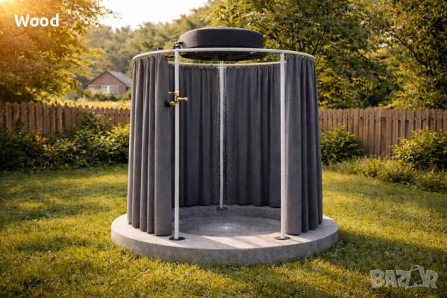 Уличен дизайнерски душ „Монолит“