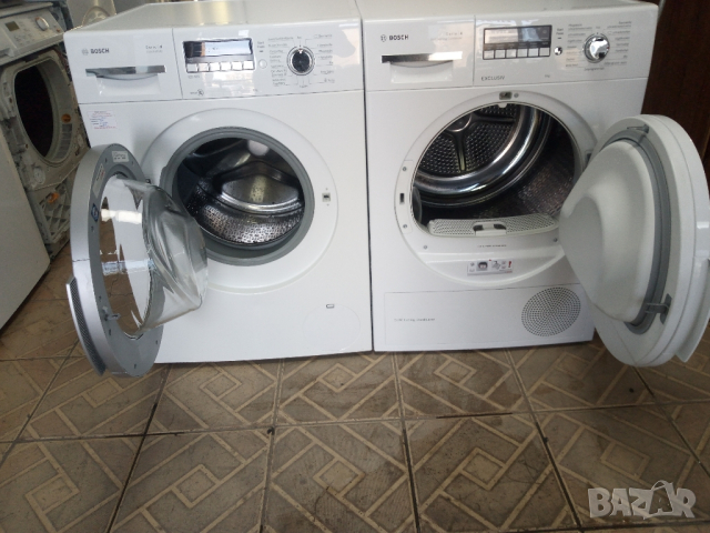 Комплект пералня и сушилня Бош Bosch Serie 4.   8 кг.   2 години гаранция!, снимка 10 - Перални - 45031749