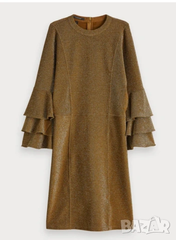 Scotch & Soda Maison Scotch оригинална нова златиста рокля М, снимка 10 - Рокли - 54288577