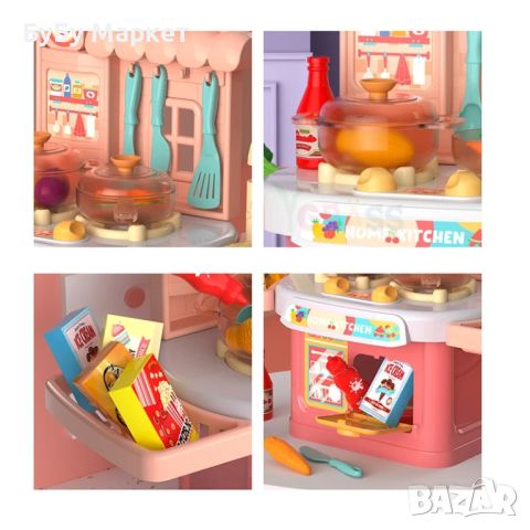 Детска кухня за игра в мини размери с всички необходими продукти, снимка 7 - Играчки за стая - 45711314