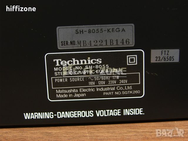 ЕКВАЛАЙЗЕР  Technics sh-8055 /1 , снимка 8 - Еквалайзери - 46270973