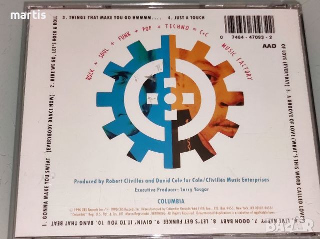 C+C Music Factory CD , снимка 2 - CD дискове - 46129978