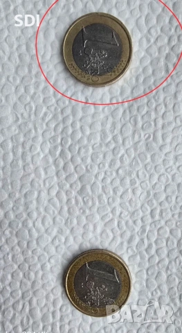 Продава Колекционерски монети Франция 1 Euro 1999, снимка 5 - Антикварни и старинни предмети - 53027425