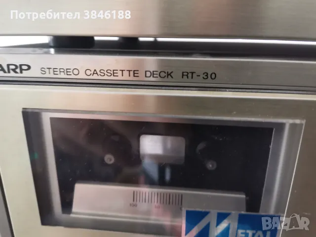 Sharp RT-30 Cassette Deck+SHARP STEREO TUNER ST-30, снимка 2 - Аудиосистеми - 47300218