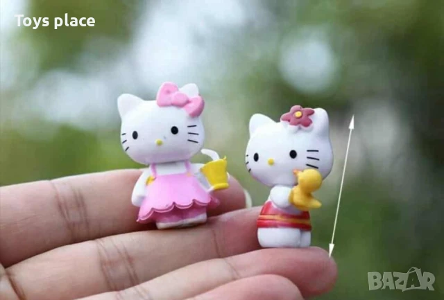 Лот фигурки за торта Hello kitty модел 2, снимка 4 - Фигурки - 50724185
