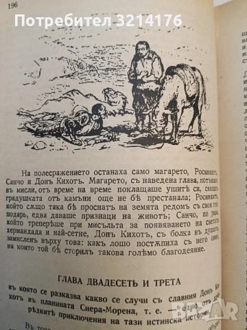 Донъ Кихотъ Ламаншски - Мигелъ де Сервантесъ (1939, Луксозна изработка, Богато илюстровано издание), снимка 5 - Художествена литература - 52694179