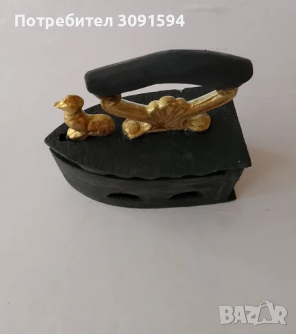 Стара чугунена ютия на жар, снимка 2 - Други ценни предмети - 51290285