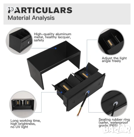Стенна лампа за външно/вътрешно осветление., снимка 4 - Други - 54005393