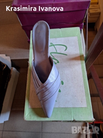 нови чехли в лилаво 