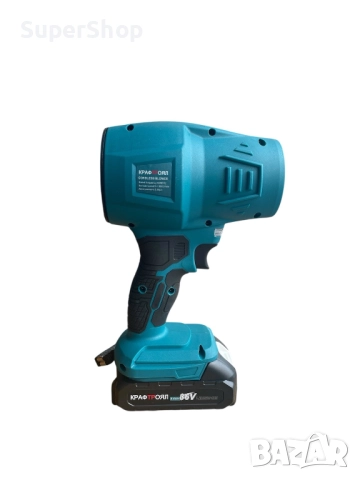 МОЩЕН Акумулаторен въздушен турбо пистолет – Духалка с 2 Батерии, снимка 4 - Други инструменти - 52731080