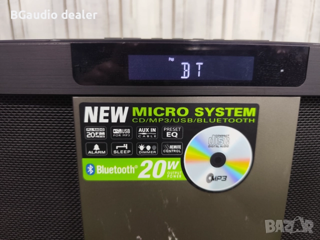 MUSE M-59 BT с радио, Bluetooth, CD, USB, MP3, 20 W, , снимка 2 - Аудиосистеми - 52002828