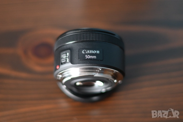 Обектив Canon EF 50mm f1.8 STM, снимка 6 - Обективи и филтри - 52028595