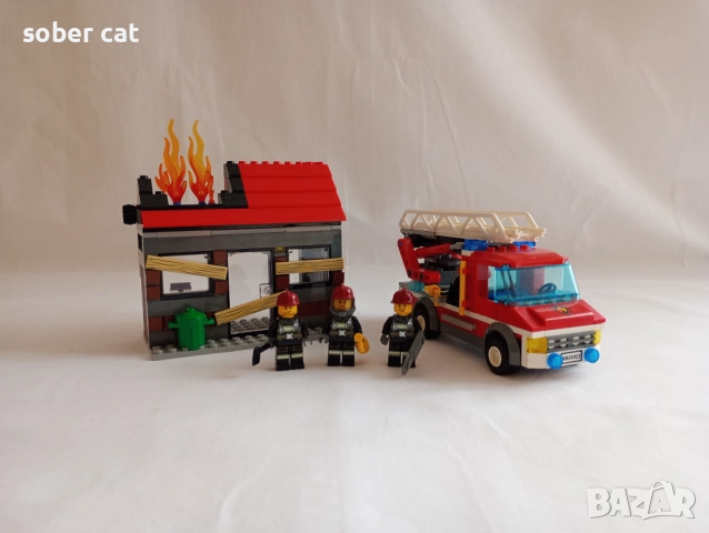 LEGO City комплект 60003 "Fire Emergency" от 2013 година, снимка 4 - Конструктори - 52585176