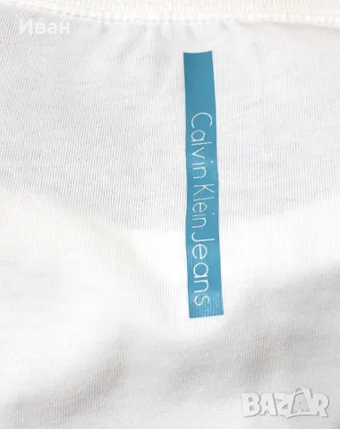 Нова оригинална фланелка CALVIN KLEIN - 100% памук, L, снимка 6 - Тениски - 49733085