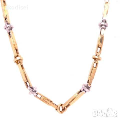 Златен синджир 16,07гр. 56,0см. 14кр. проба:585 модел:36924-1, снимка 2 - Колиета, медальони, синджири - 53383631