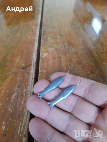 Стари риболовни примамки рибки, снимка 4 - Други ценни предмети - 51253123