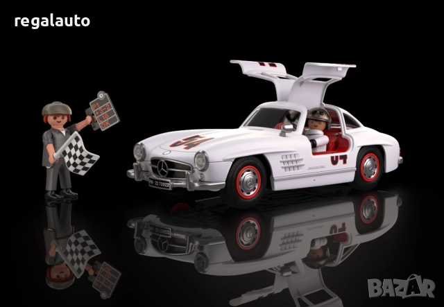 B66040692,сглобяем тип конструктор Mercedes-Benz,300 SL Coupe(1954-1957) W 198,playmobil-Set,1:18, снимка 3 - Колекции - 52773807