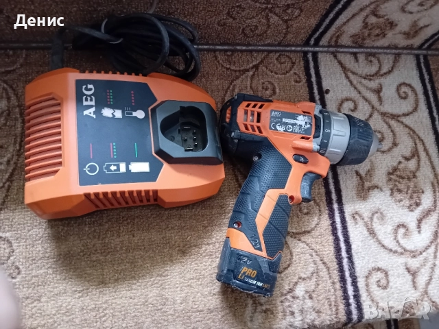 Винтоверт Aeg 12v , снимка 4 - Винтоверти - 51886807