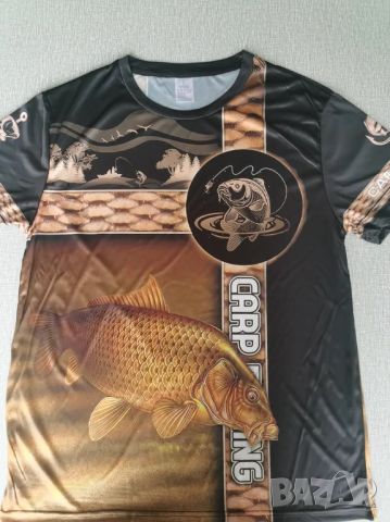 Тениска за риболов, снимка 2 - Тениски - 45539554