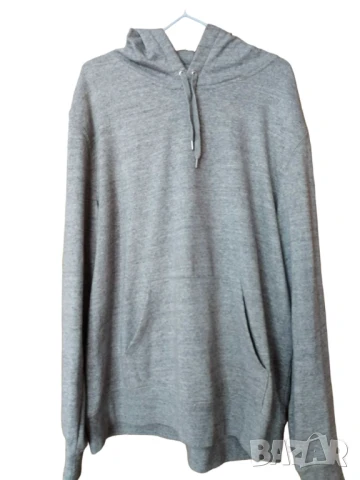 Мъжки суитшърт H&M, 60% памук, 40% полиестер, Сив, XL