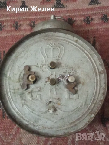 Будилник стар рядък 53648, снимка 4 - Колекции - 53420711