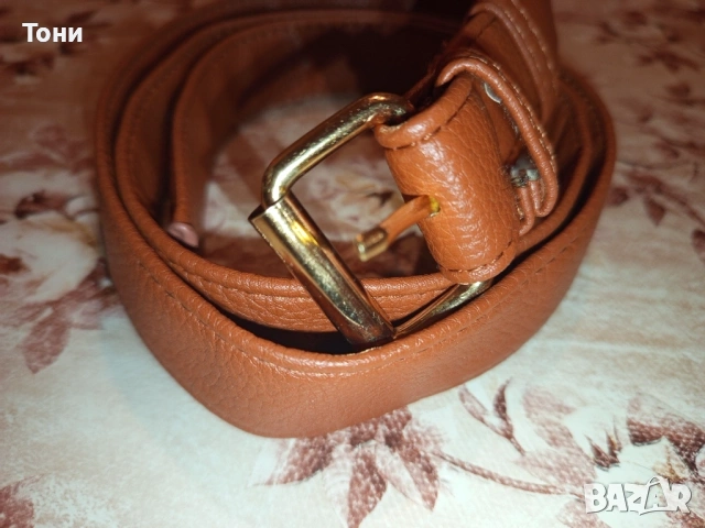 Нов Дамски Кожен Колан 120см.