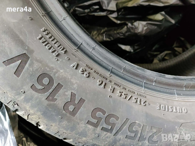 2бр. летни Continental EcoContact 6 215/55/16, снимка 4 - Гуми и джанти - 54162019