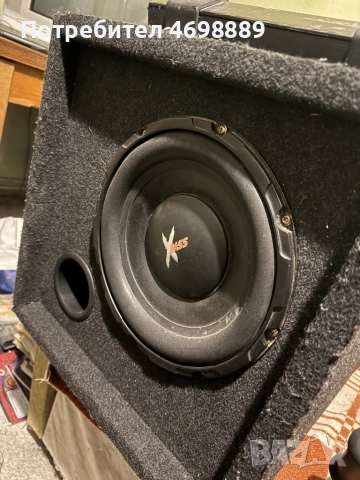 Продавам бас каса Xbass+усилвател EXCORD