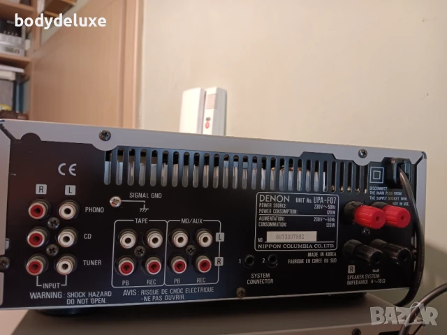DENON UPA-F07 & UDR-F07 усилвател и дек, снимка 2 - Аудиосистеми - 51175767