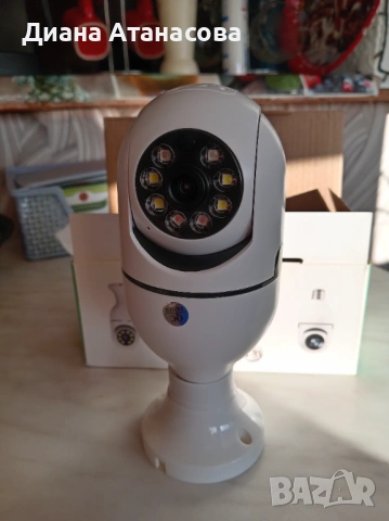 360'камера за видеонаблюдение, снимка 2 - Друга електроника - 53770523