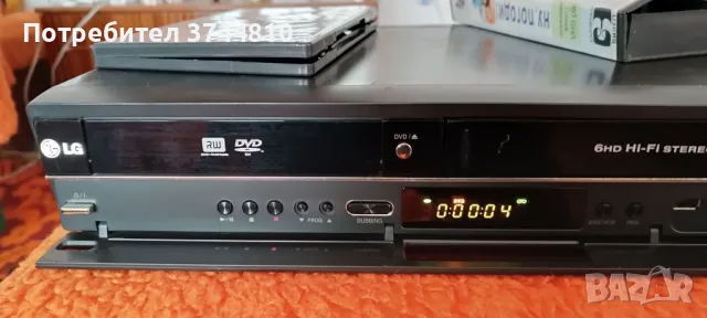 Продавам LG DVD recorder/VCR player combi, снимка 8 - Плейъри, домашно кино, прожектори - 48224281