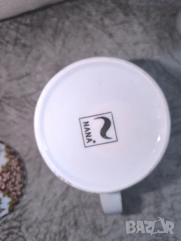 порцеланова антикварна чаша от три части, снимка 2 - Антикварни и старинни предмети - 50504760