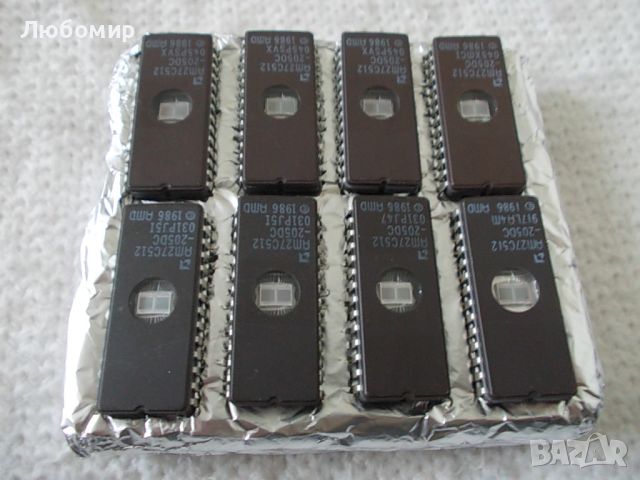 Интегрална схема AM27C512-205DC 1986 AMD, снимка 1 - Друга електроника - 45672251