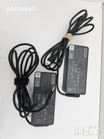 +Гаранция! Зарядно захранване за лаптоп Type-C Lenovo 65W, снимка 2 - Части за лаптопи - 53385241