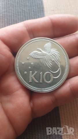 Сребърна монета Папуа Нова Гвинея 1,24 Oz., снимка 4 - Нумизматика и бонистика - 45557602