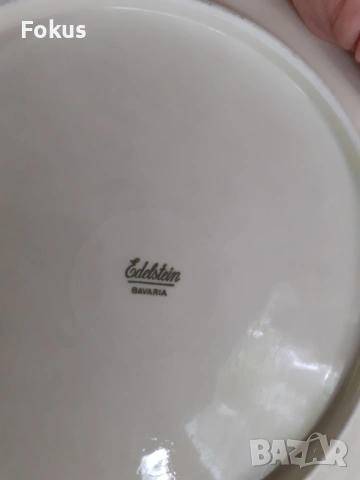 Голяма порцеланова чиния Bavaria, снимка 5 - Антикварни и старинни предмети - 53377324