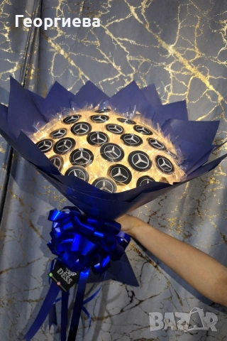 Луксозни светещи букети "DESS", снимка 2 - Ръчно изработени сувенири - 53560405