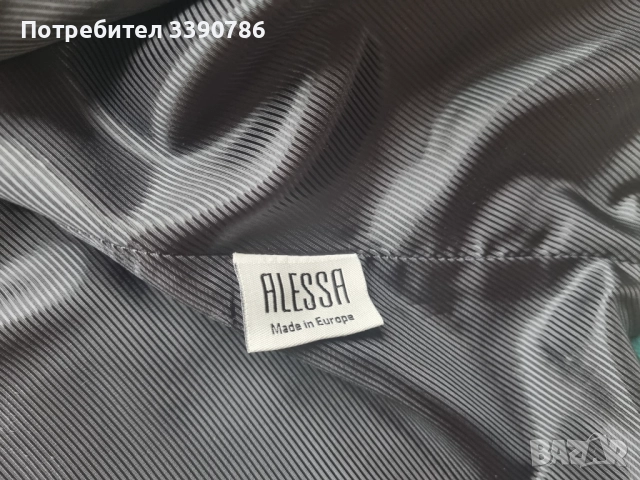 Alessa късо палто  с яка от естествен косъм , снимка 4 - Палта, манта - 51600996