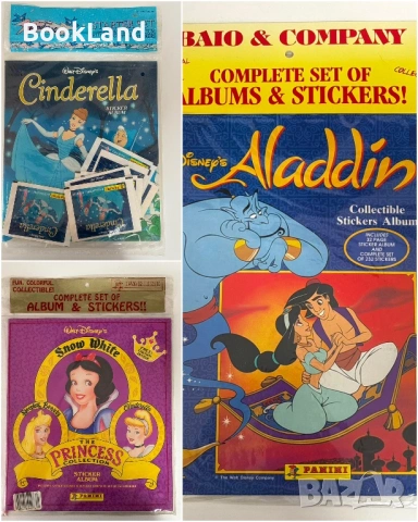 Винтидж неразопаковани албуми със стикери от 90-те години, Panini 