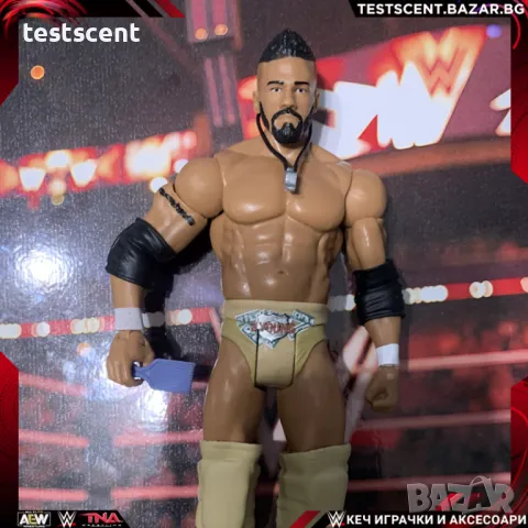 Екшън фигура WWE Darren Young Дарън Йонг Mattel играчка dashing, снимка 1 - Колекции - 48363671